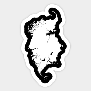 Island of Mata Nui Sticker